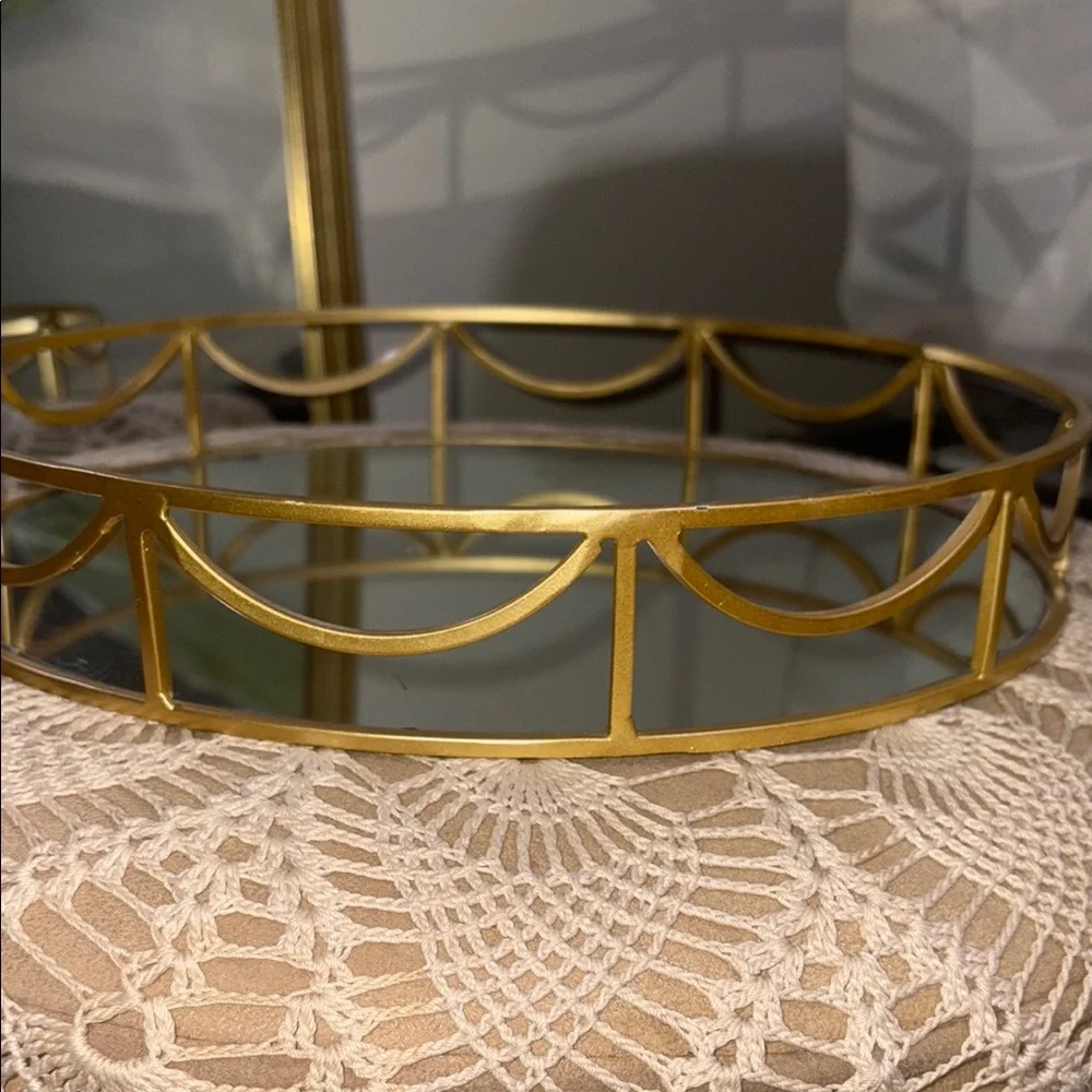 COPY - Elegant Gold Decorative Tray